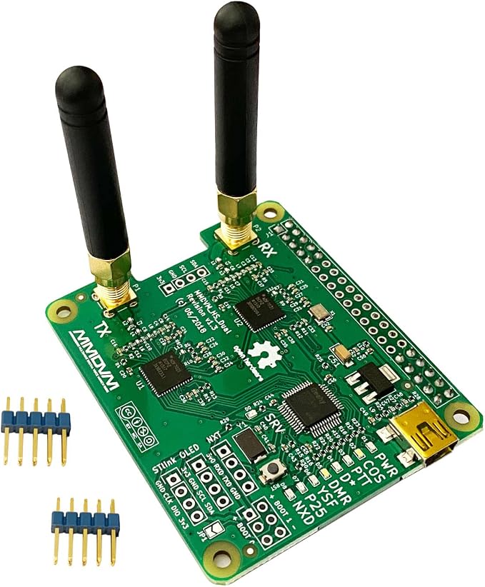 MMDVM Duplex Hotspot Module Dual Hat V1.5.2 Support P25 DMR YSF NXDN DMR Slot 1 - Image 8