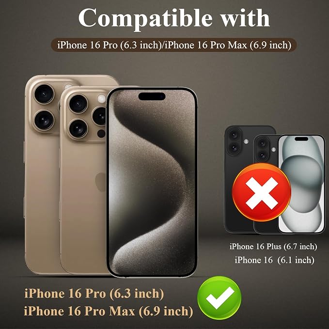 YWXTW [5 Pack Designed for iPhone 16 Pro Max Camera Lens Protector, for iPhone - Image 2