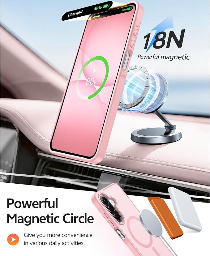 FNTCASE for Galaxy A17/A16 5G Phone Case: for Samsung A17 Cases Matte - Image 3