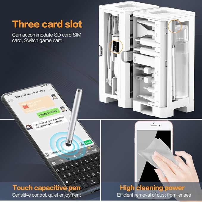 34-in-1 Phone Cleaning Kit, sunoyar Electronics Cleaning Kit - Image 6