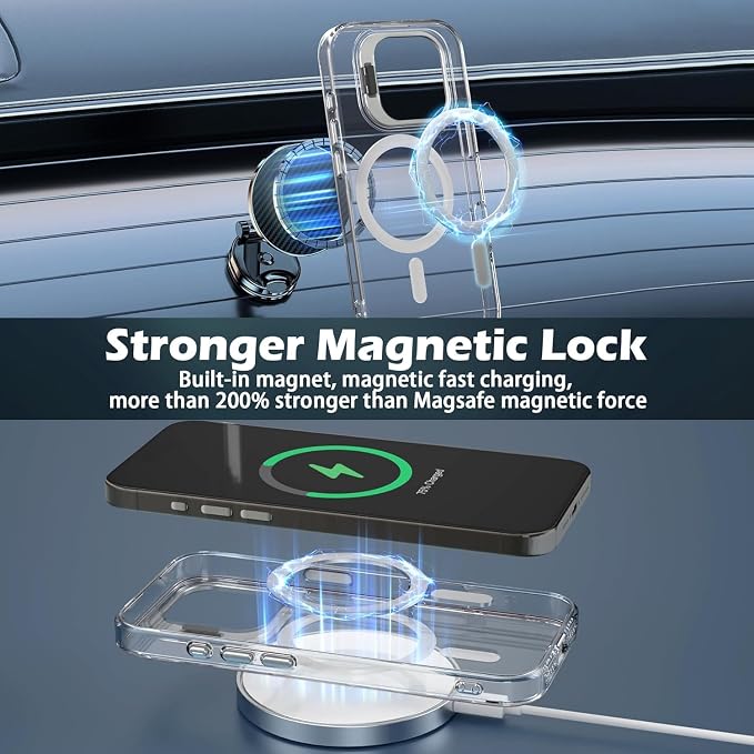for iPhone 17 Air Case Clear, Magnetic iPhone 17Air Case - Image 4