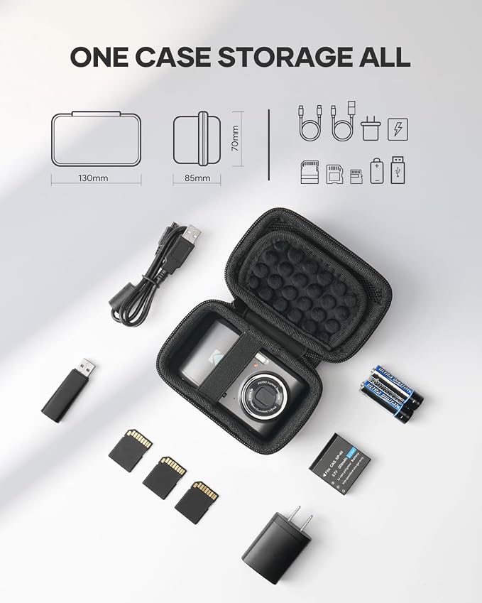 SQERO Digital Camera Case for KODAK PIXPRO FZ45 FZ55 & CAMKORY 1080P - Image 5