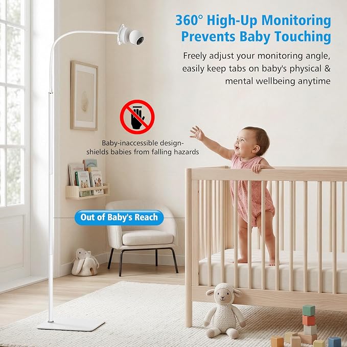Baby Monitor Floor Stand Holder Mount Universal Baby Camera Stand - Image 5