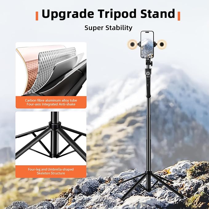 Auto Face Tracking Selfie Stick Tripod - Image 4