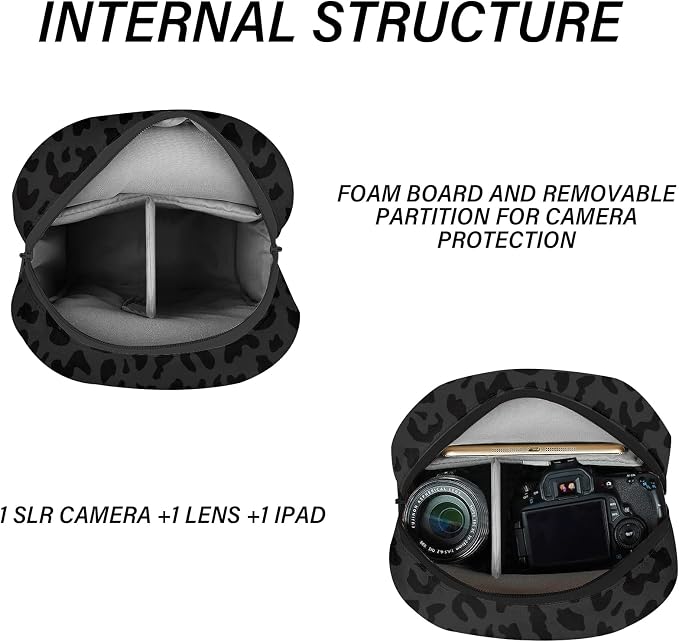 Cute Small Camera Bag with Photographer Camera Sling Bag Waterproof Dslr Camera - Image 5