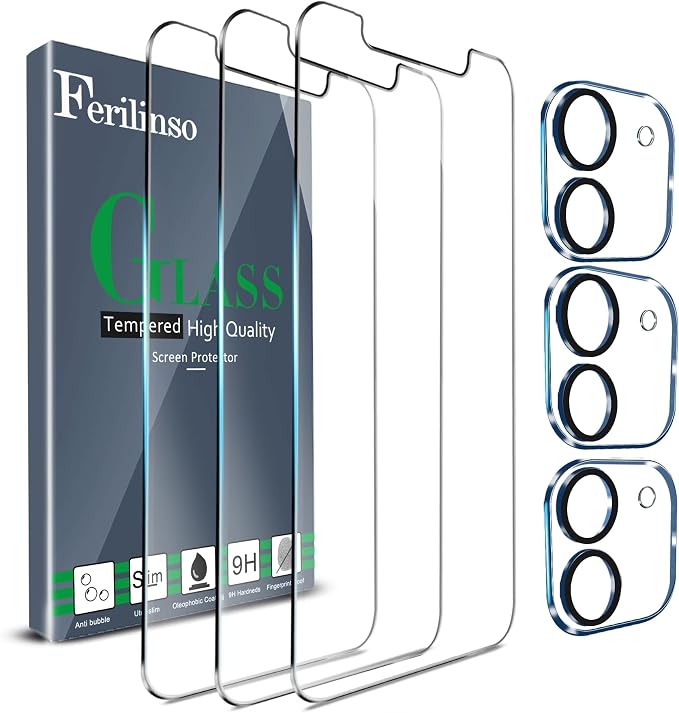 Ferilinso 3 Pack Screen Protector by Ferilinso