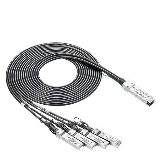 10Gtek 40G QSFP+ to 4xSFP+ Breakout DAC by 10Gtek
