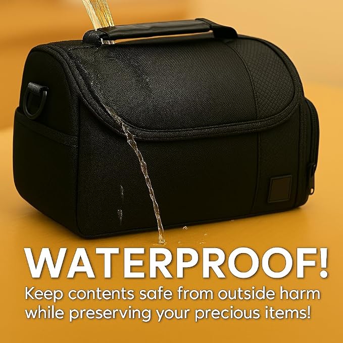 Large Padded Camera Bag with Shoulder Strap – DSLR & Mirrorless Camera Carrying - Image 4