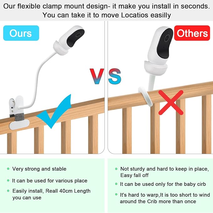 AOZTSUN Baby Monitor Mount, Compatible - Image 3