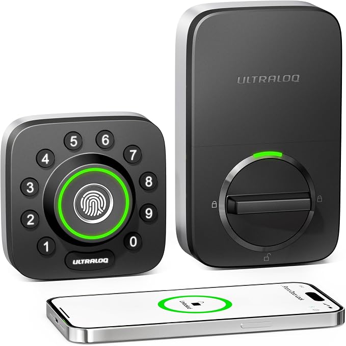 ULTRALOQ U-Bolt Pro Bluetooth Smart Lock, Smart Deadbolt Lock by ULTRALOQ