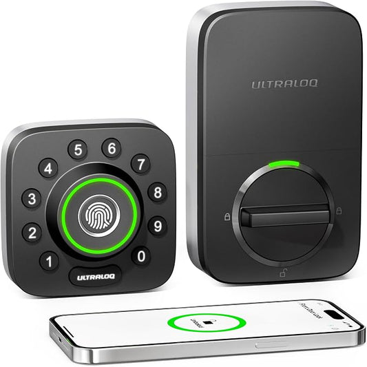 ULTRALOQ U-Bolt Pro Bluetooth Smart Lock, Smart Deadbolt Lock by ULTRALOQ