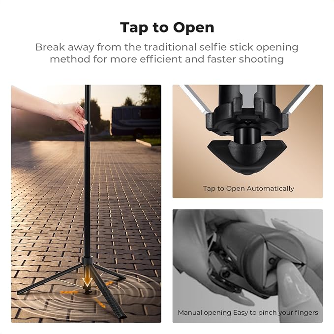 K&F CONCEPT 71“ Face Tracking Tripod, Auto Face Tracking Selfie Stick, Auto - Image 3