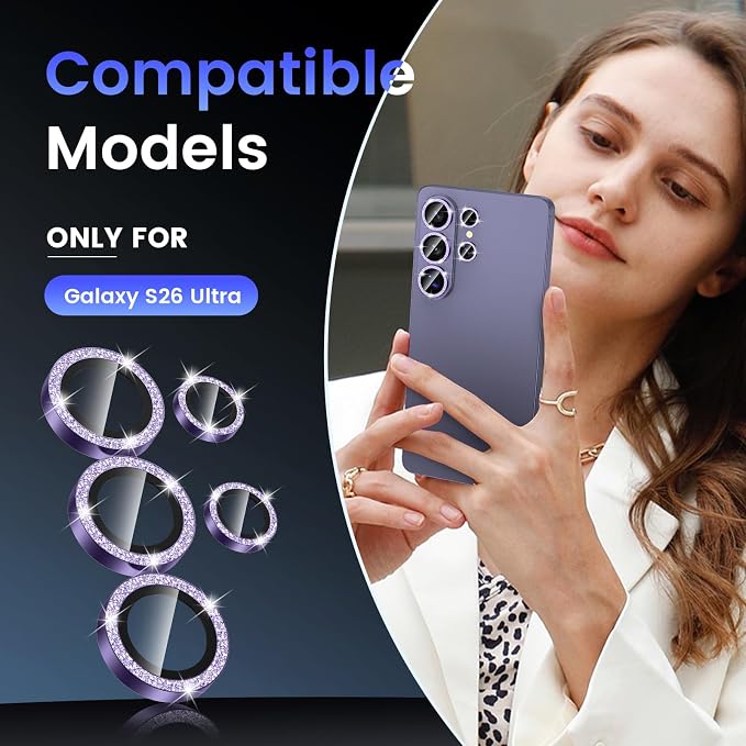 Tensea (3+2PCS Compatible with Samsung Galaxy S26 Ultra Camera Lens Protector - Image 2