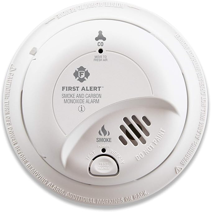 FIRST ALERT SC9120B Corded Electric Combination Alarm by FirstAlert