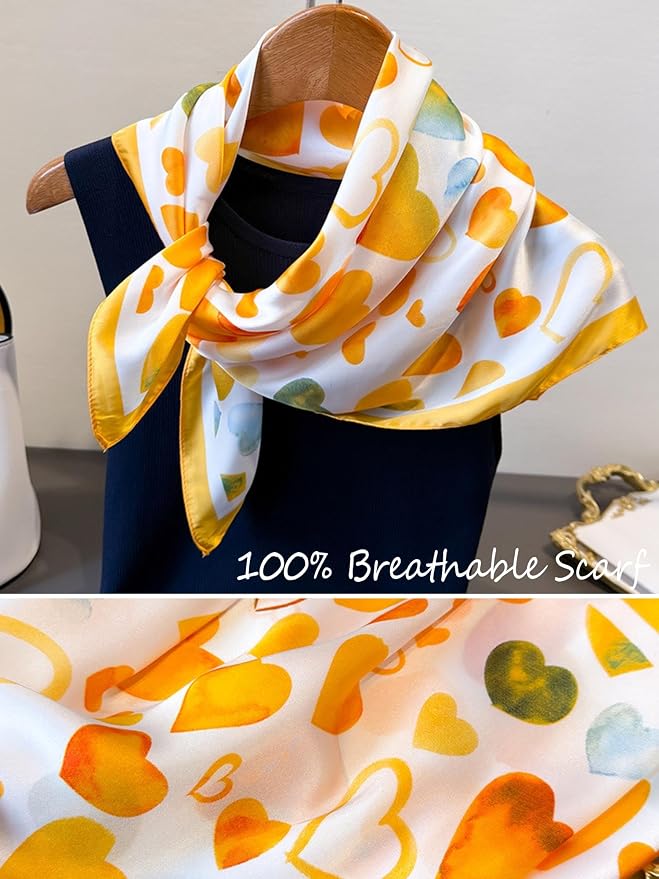 Silky Scarf for Women Lightweight Satin Bandanas Neck Hair Wrap For Sleeping - Image 4