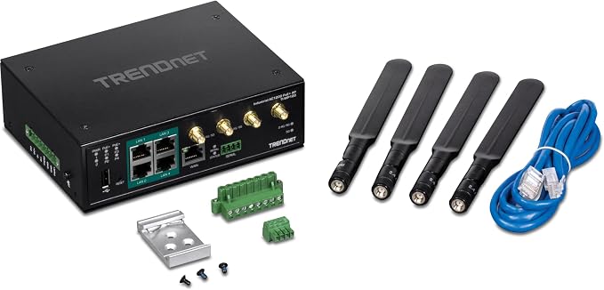 TRENDnet Industrial AC1200 Wireless Gigabit PoE+ Router, IP30 Housing, - Image 4