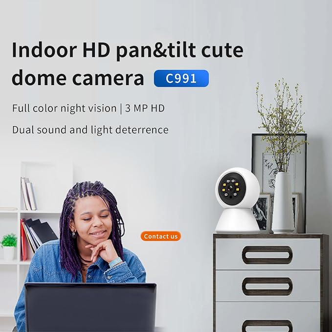EVERSECU HD 2K 3.0MP WiFi Home Security Camera, Humanoid Auto Tracking - Image 3