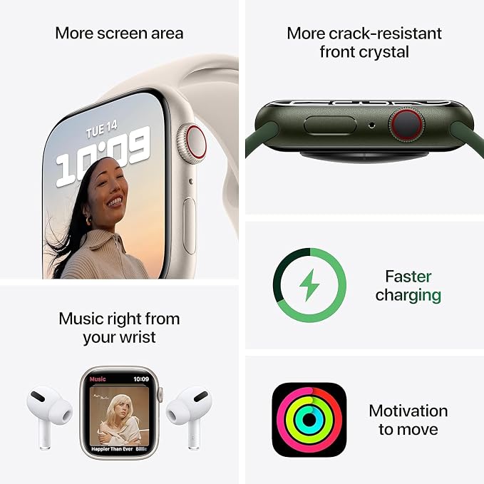 Apple Watch Series 7 Graphite Stainless Steel Case - Image 5