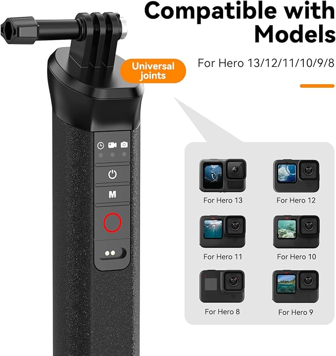 TELESIN Floating Selfie Stick Hand Grip Waterproof Handle - Image 3
