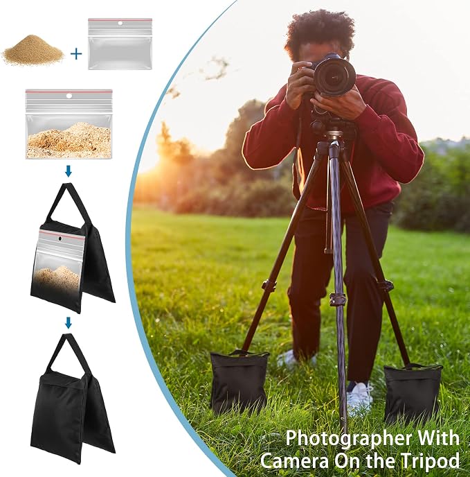 Nuogo Photography Sand Bags Heavy Duty Weight Bags - Image 5
