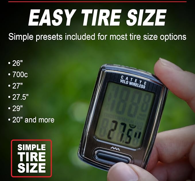 CATEYE Velo Wireless Bike Computer – Analog Speedometer & Odometer - Image 7