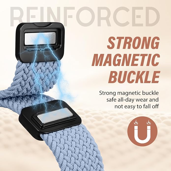 TOYOUTHS Braided Magnetic Band Compatible - Image 2