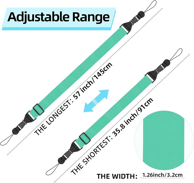 Adjustable Shoulder Strap:Comfortable iPad Strap Nylon Neck Lanyard - Image 2