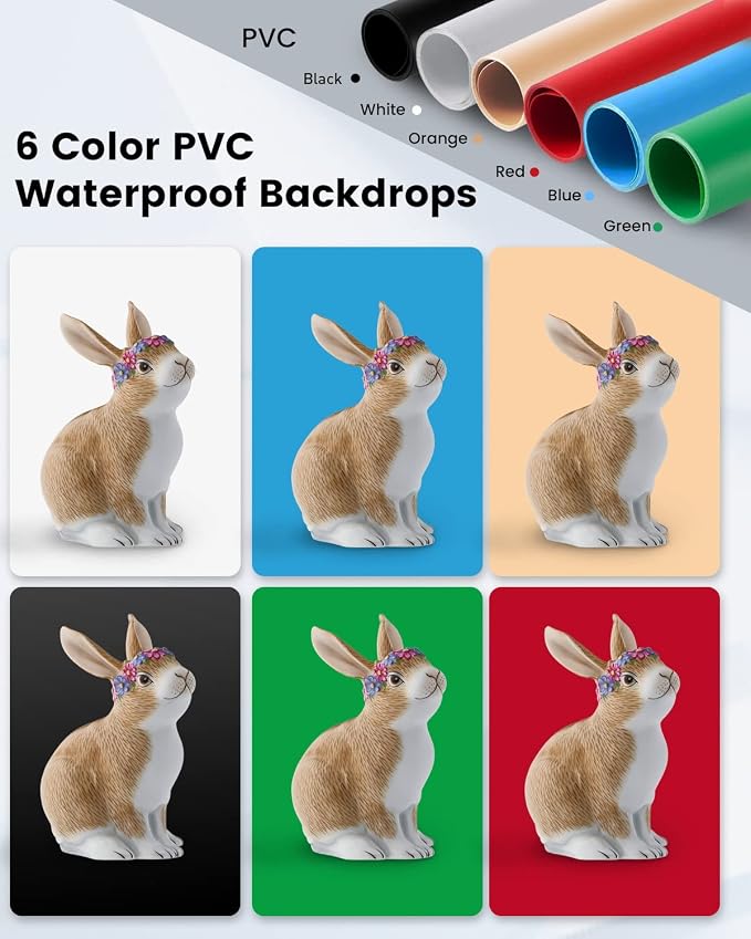 24"x24" Photo Studio Light Box for Photography, Foldable Bi-Color Dimmable - Image 6