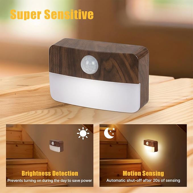 Guankai 3 Pack Motion Sensor Stair Light - Image 6
