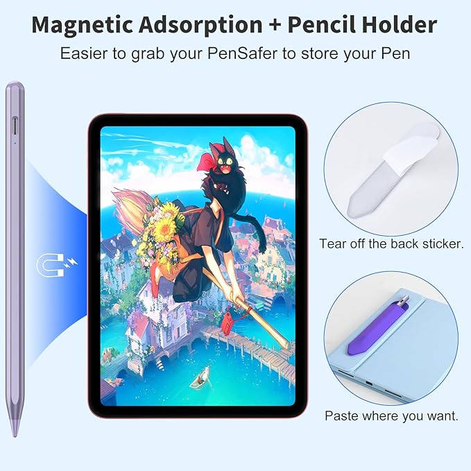 Stylus Pen for iOS&Android Touch Screens, Active Pencil for Samsung, Smart - Image 3