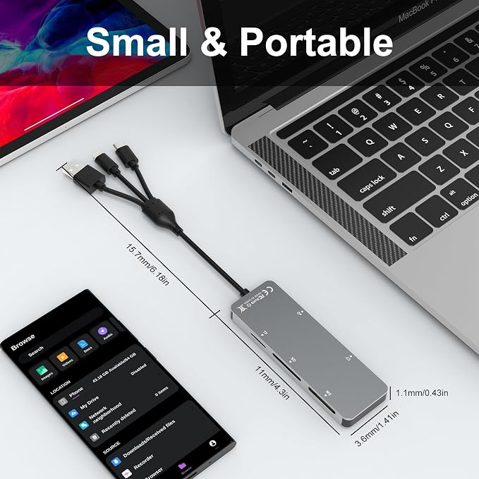 Memory Stick pro Duo Adapter - 5 in 1 SD/TF/MS/CF/XD Card Reader - Image 7
