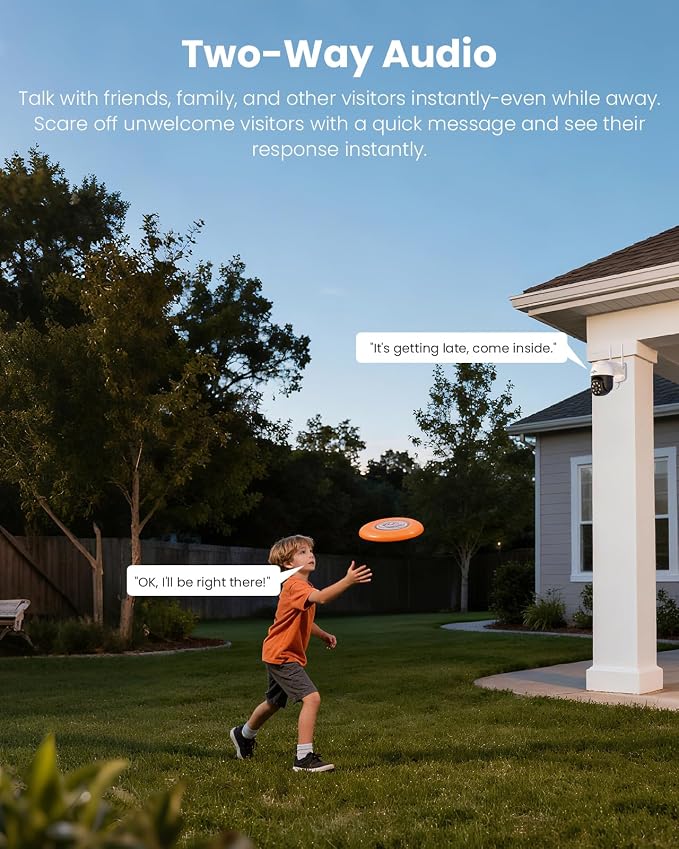Hiseeu 4K 8MP Security Camera Outdoor, Wireless Home Security Camera - Image 7