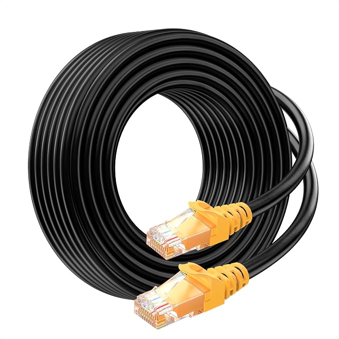 Cable Matters 10Gbps Pure Copper 24 AWG Cat 6A Ethernet Cable - 75ft by CableMatters
