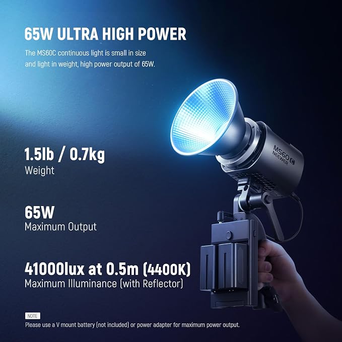 NEEWER MS60C RGBWW LED Video Light - Image 2