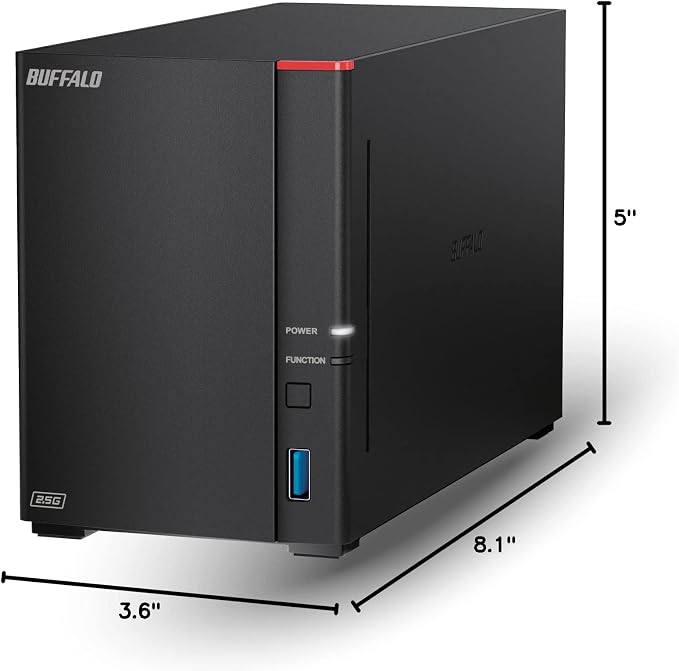 BUFFALO LinkStation 720 8TB 2-Bay Home Office Private Cloud Data Storage - Image 10