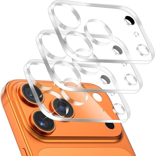 imluckies 3 Pack for iPhone 17 Pro 6.3" Camera Lens Protector, HD Clear by imluckies