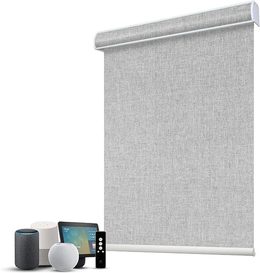 SmartWings Motorized Blinds Dual-Sided Cordless Smart Blackout Shades, Custom by SmartWings