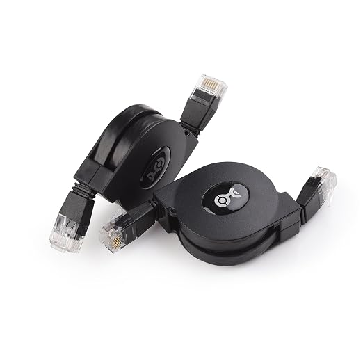 Cable Matters 2-Pack Retractable Ethernet Cable 3ft Supporting 10/100/1000 Mbps - Image 5