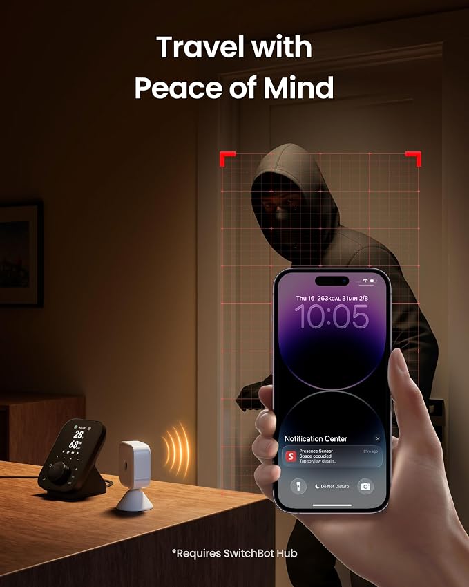 SwitchBot Smart mmWave Radar Motion Sensor, Compatible - Image 8