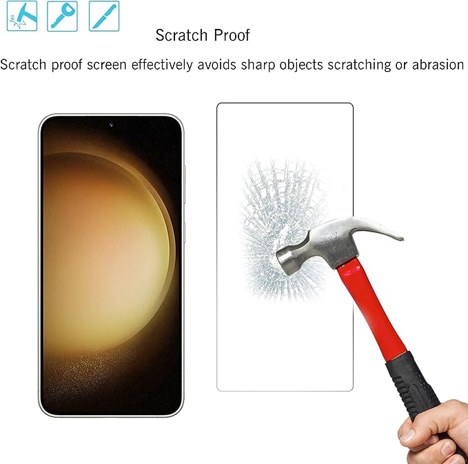 Ailun Screen Protector for Galaxy S23+/ S23 Plus 3Pack + 3Pack Camera Lens - Image 3