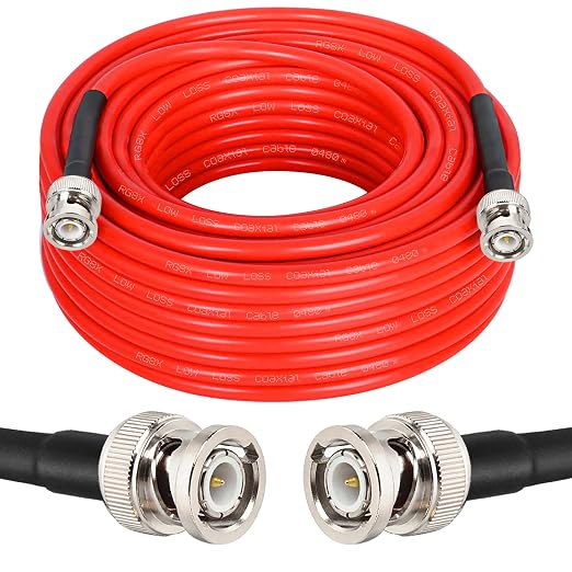 MOOKEERF BNC Male to Male Coaxial Cable by MOOKEERF