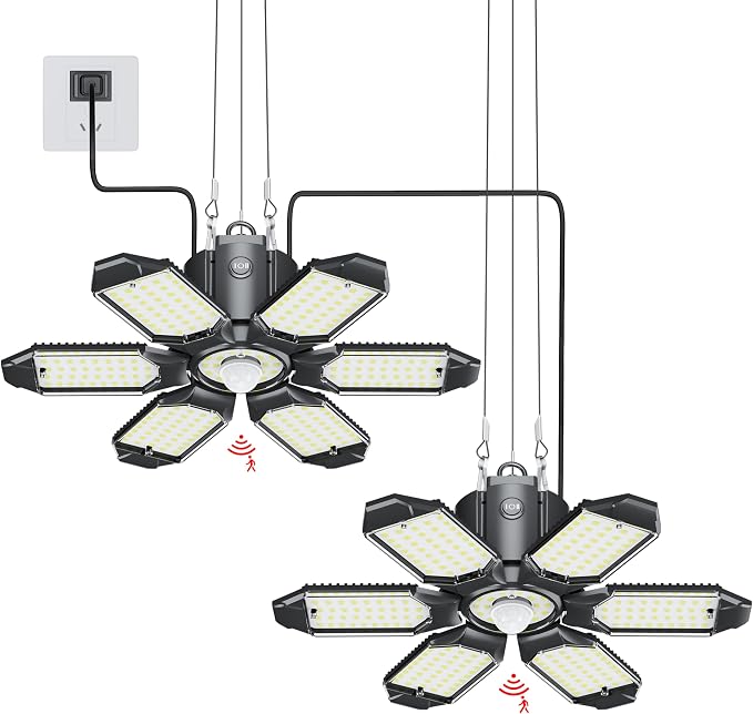 Plug in Garage Light with Motion Sensor by Craftersmark