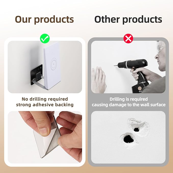 Starlink Router Mini Mount, Punch-Free Wall Mount Bracket, Not damaging the - Image 5