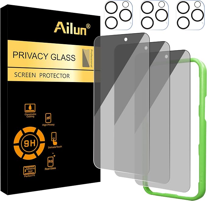 Ailun 3Pack Privacy Screen Protector by Ailun