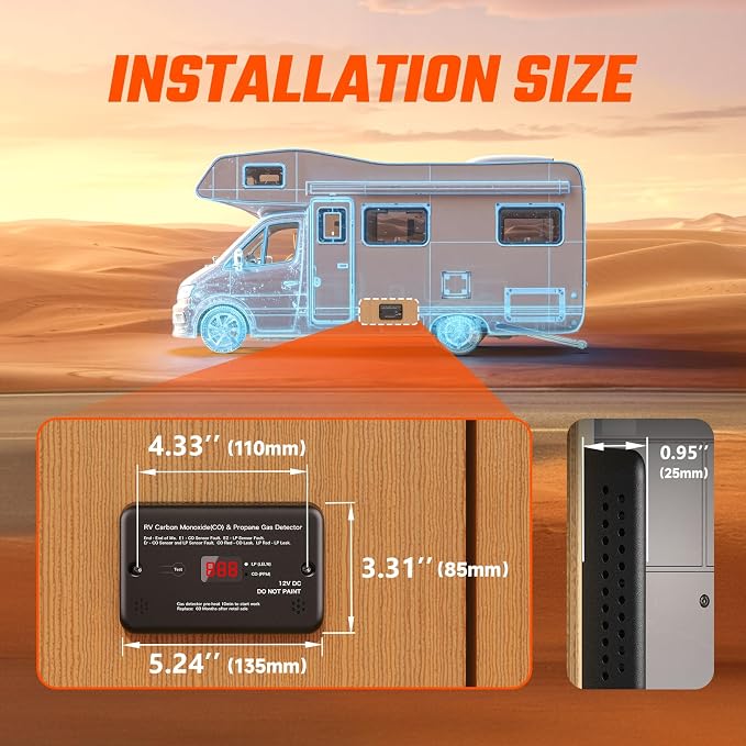 2-in-1 RV Gas Detector LP Sensor - Image 4
