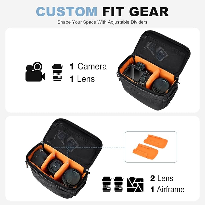 Vogano Camera Bag Protective Covers Photography Shoulder Bag Compatible - Image 5