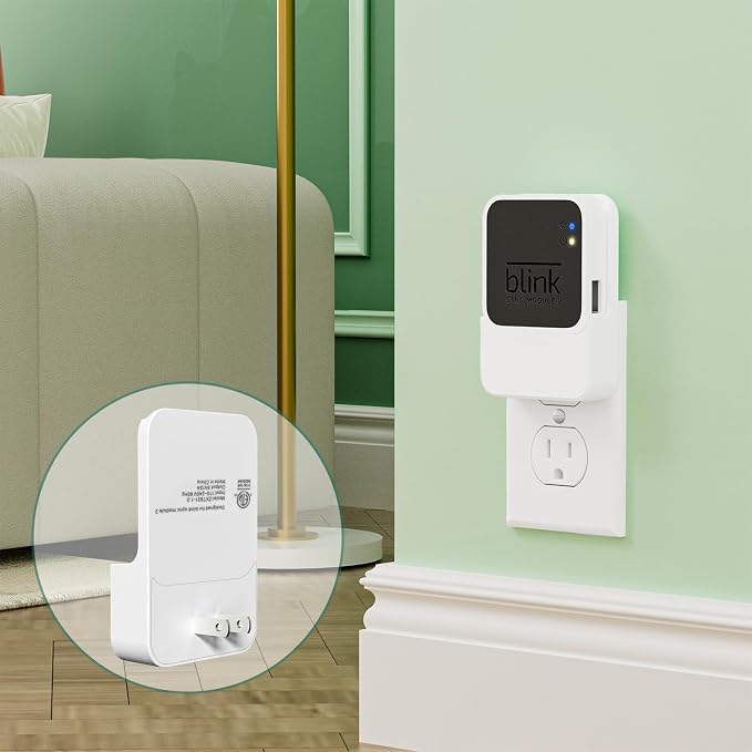 Outlet Wall Mount for Blink Sync Module 2, 2-in-1 Charging Station - Image 7