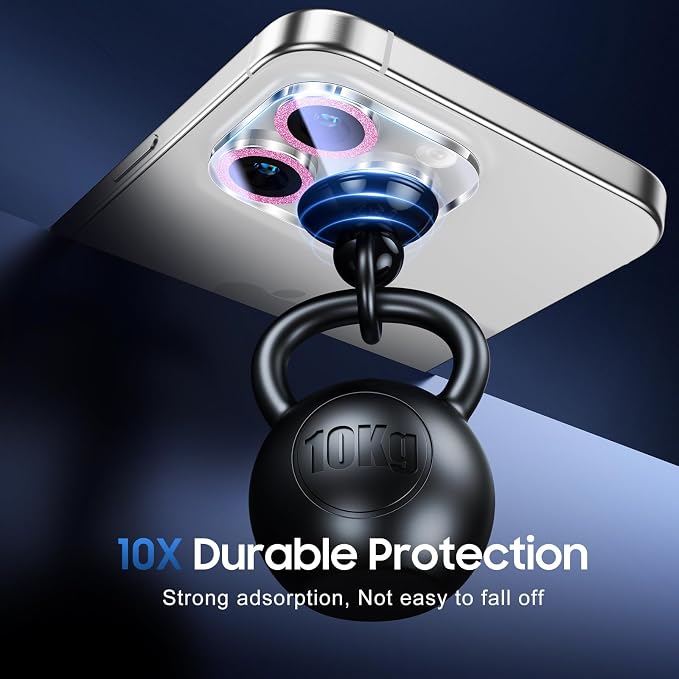 UniqueMe for 3 Pack iPhone 15 Pro/iPhone 15 Pro Max Camera Lens Protector - Image 2