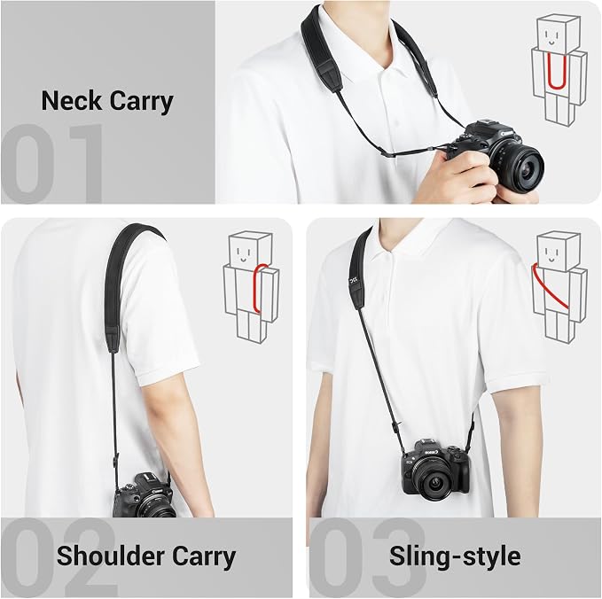 JJC Neck Strap for Canon EOS R50V R50 R100 M50 Mark II Nikon Sony Fujifilm - Image 4