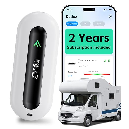 Cellular Temperature Monitor for RV Pet Safety – 4G Remote Temperature by ALAZUR